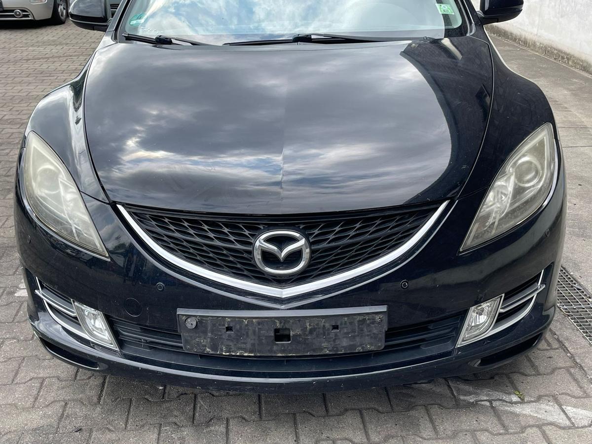 Mazda 6 GH Kombi original Stoßstange Stoßfänger vorn A3F Brilliant Black BJ08